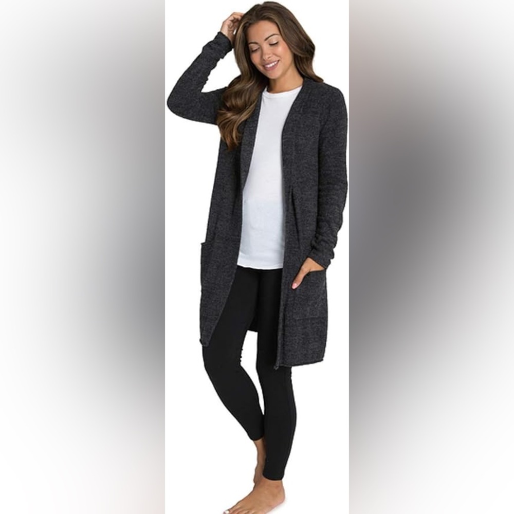 Barefoot DreamsCozyChic Lite Santa Monica Cardi, Heathered